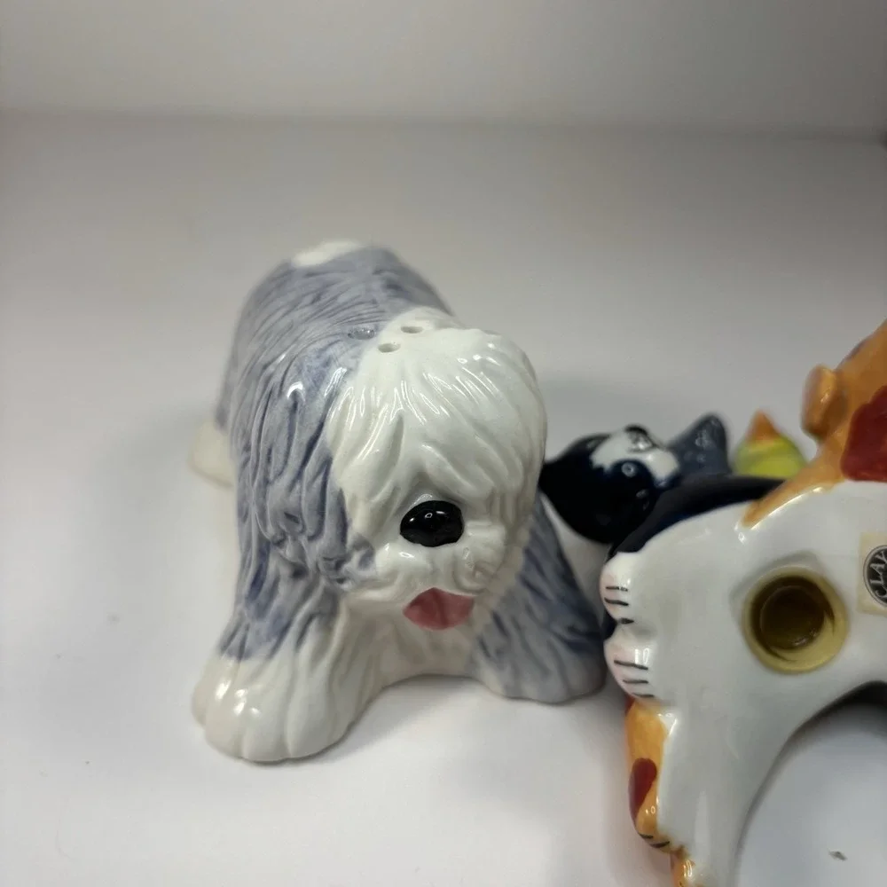 Clay Art Pet Shop Salt And Pepper Shakers